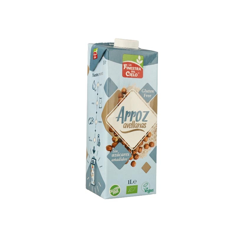 Bebida de Arroz Con Avellanas Bio 1 L.