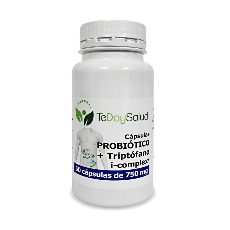 Probiotico + Triptofano I-Complex 750 Mg. 60 Cap.Tedoysalud