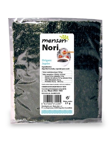 Nori-Alga Tostada Para Sushi 17Gr.