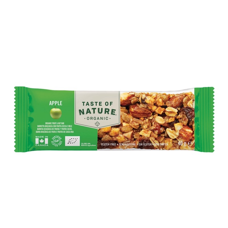 Barrita de Manzana Bio 40Gr. Taste Of Nature