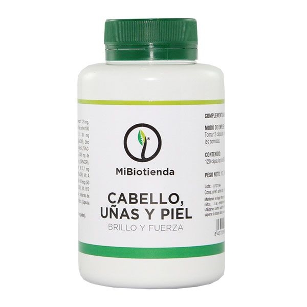 Cabello, Piel y Uñas (Brillo y Fuerza) 120 Cap. de 860Mg.