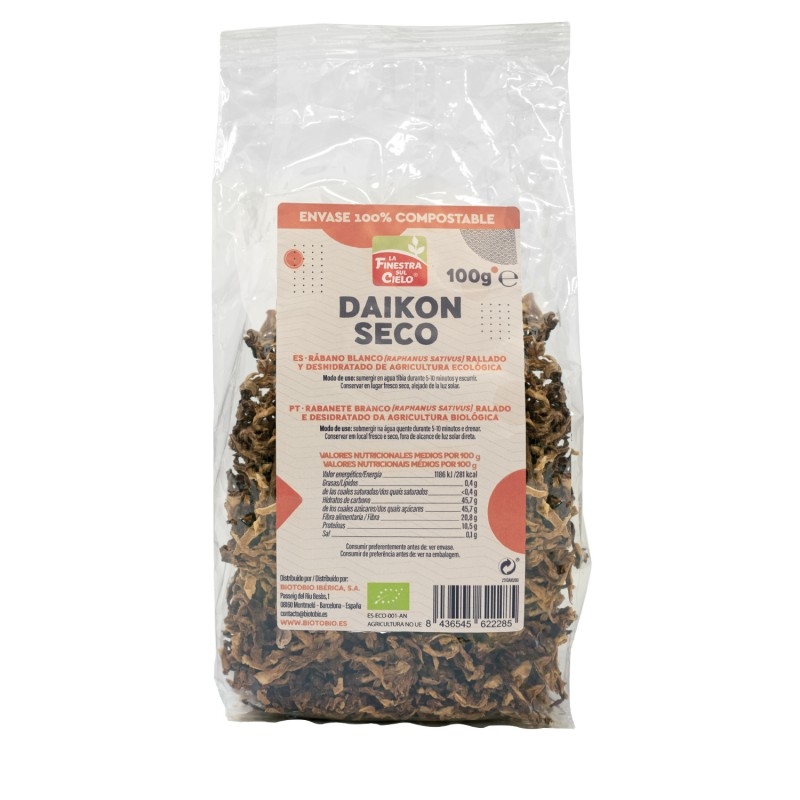 Daikon Seco 100% Compostable 100Gr.