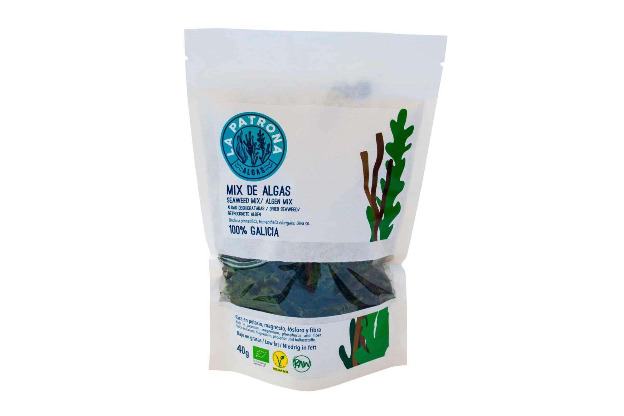 Mix de Algas Algas Deshidratadas Eco 40 Gr. 100%galicia