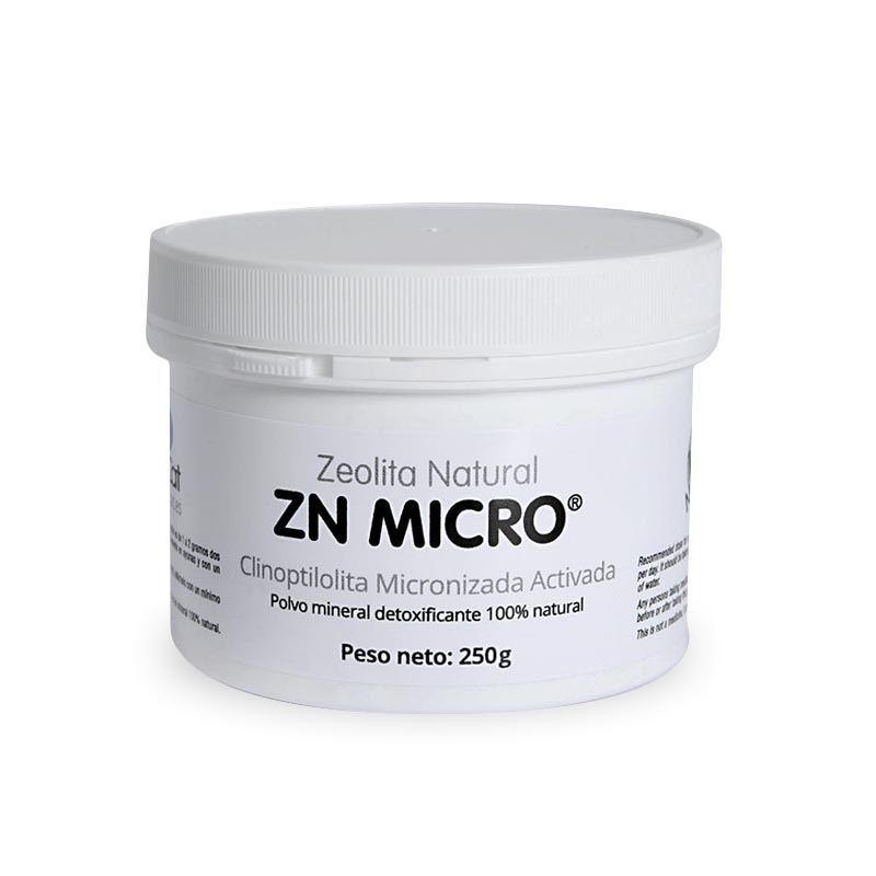 Cápsulas Zeolita Natural Zn Micro 180Ud./500Mg. - Zeocat
